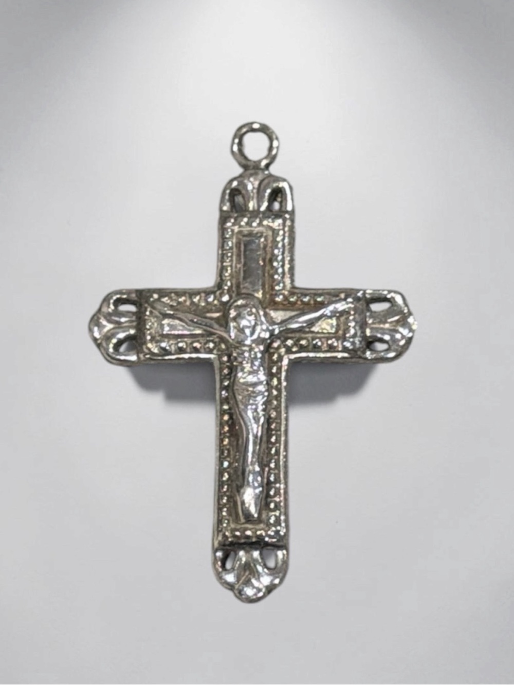 Michael Anthony Stainless Steel Crucifix Pendant
